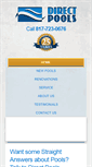 Mobile Screenshot of directpoolstexas.com